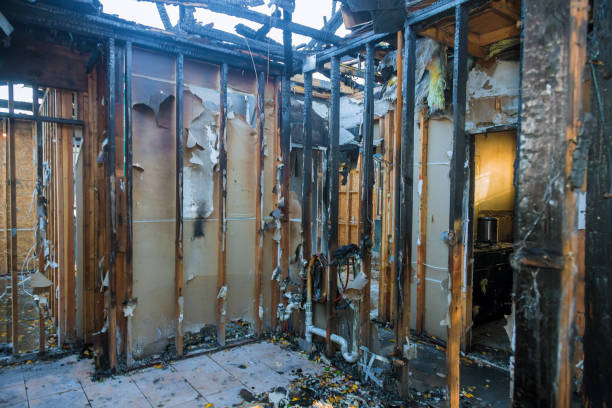 Professional Fire Damage Removal technician working in Oaklyn, NJ